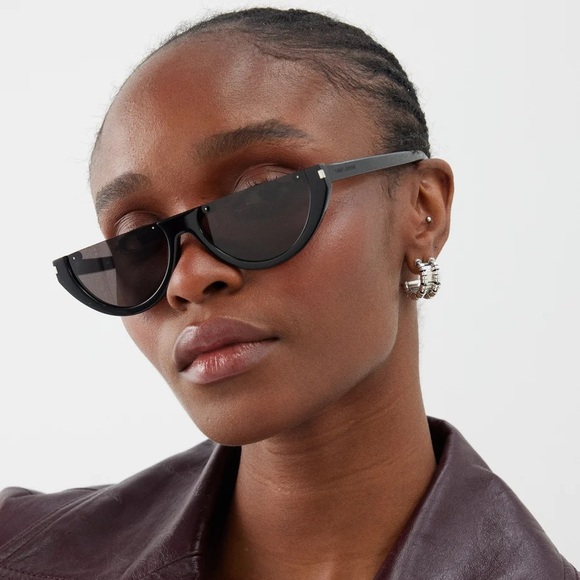 NEW SAINT LAURENT CAT EYE SL 563 001 SUNGLASSES SAINT LAURENT SL563 001 - Picture 1 of 7